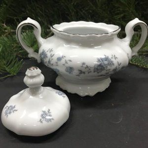 Johann Haviland Blue Garland Creamer & Sugar